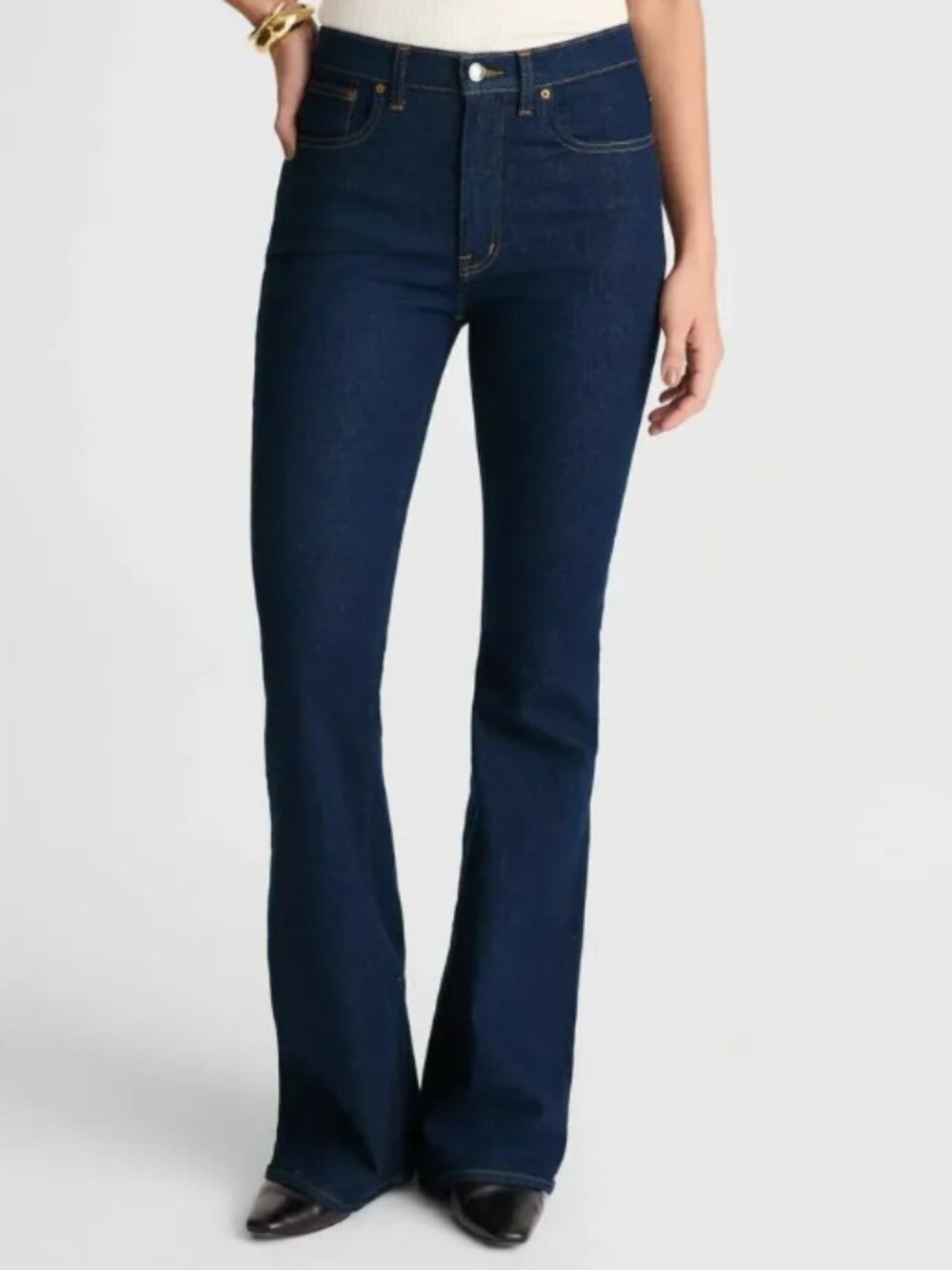 Madewell Stretch Flare Jeans l Dark Wash l Size 28